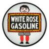 White Rose Boy 13.5" Gas Pump Globe single lens