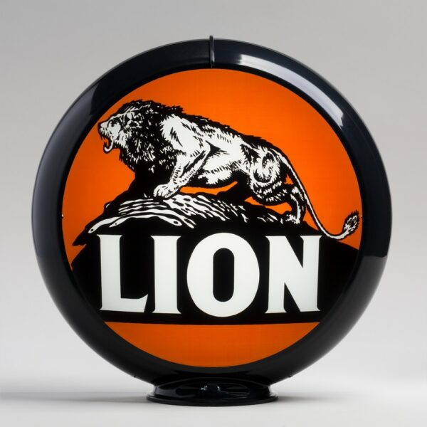 Lion 13.5" Gas Pump Globe with plastic black body