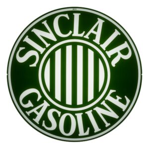 Sinclair Bars 13.5" Gas Pump Globe single lens