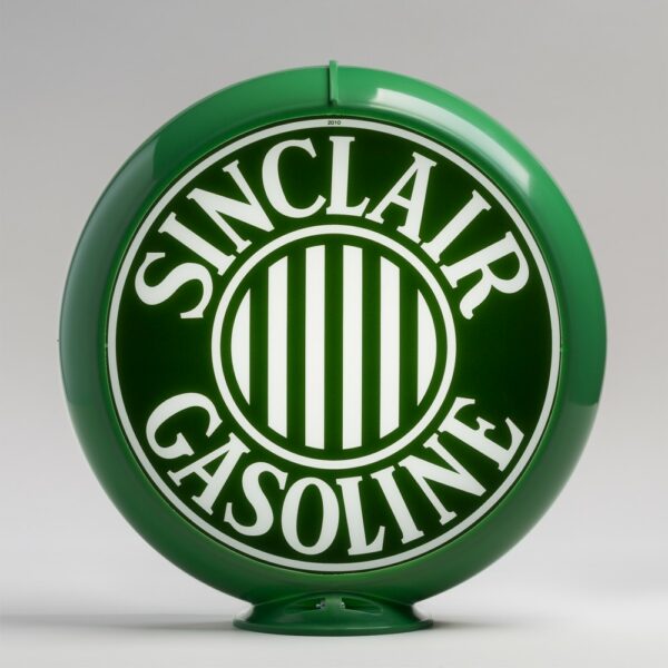 Sinclair Bars 13.5" Gas Pump Globe with green plastic body