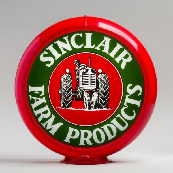 Sinclair Farm Products 13.5" Gas Pump Globe with red plastic body