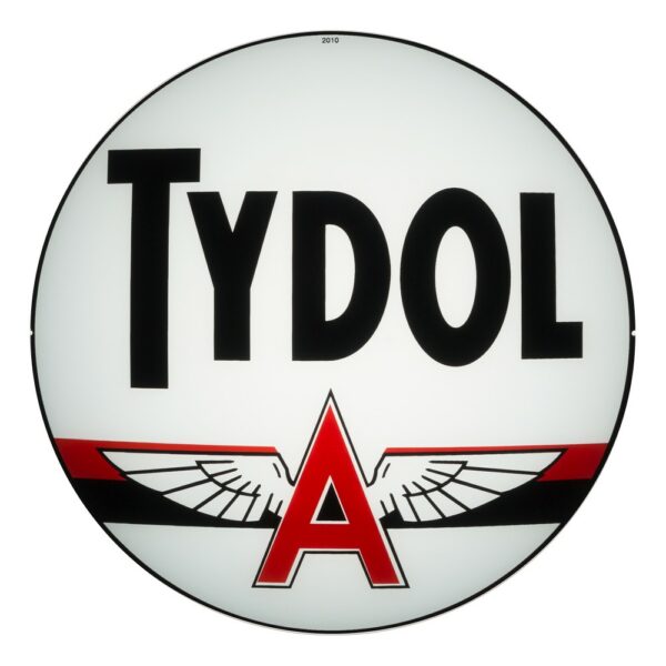 Tydol 13.5" Gas Pump Globe single lens