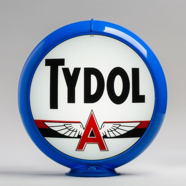 Tydol 13.5" Gas Pump Globe with dark light plastic body