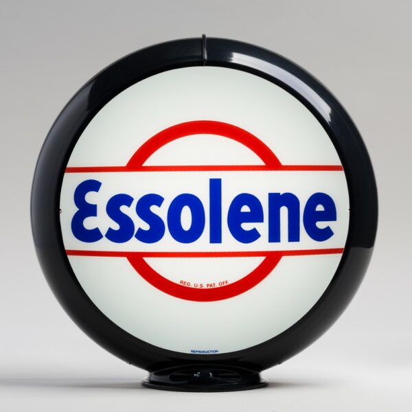 Essolene 13.5" Gas Pump Globe with black plastic body