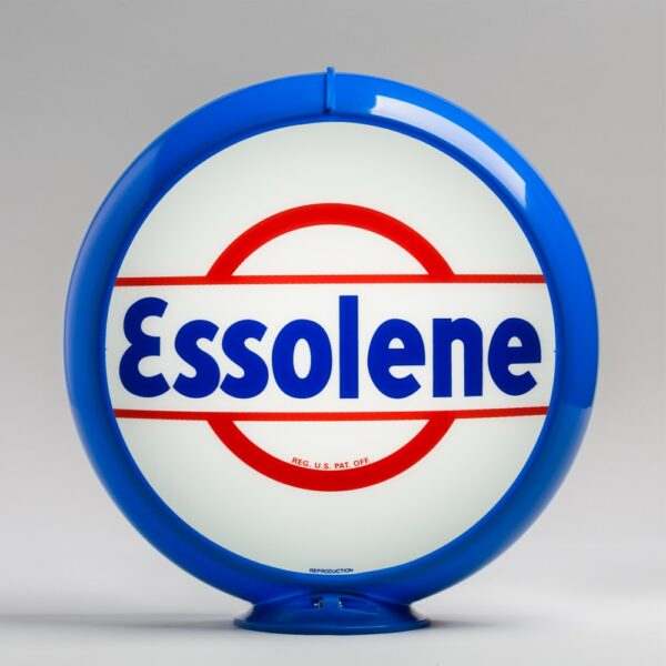 Essolene 13.5" Gas Pump Globe with light blue plastic body