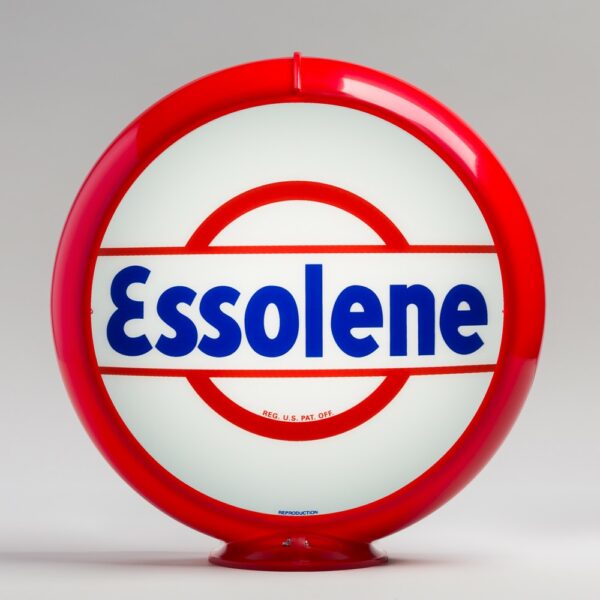 Essolene 13.5" Gas Pump Globe with red plastic body