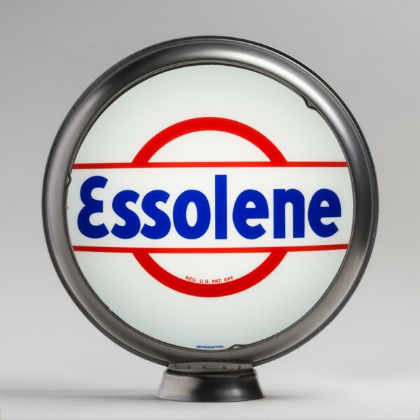 Essolene 13.5" Gas Pump Globe with unpainted steel body