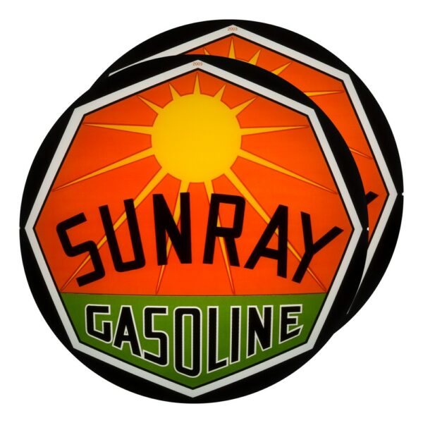 Sunray 13.5" Gas Pump Globe lens pair