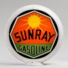 Sunray 13.5" Gas Pump Globe with white plastic body