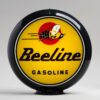 Beeline Gasoline 13.5" Gas Pump Globe with black plastic body