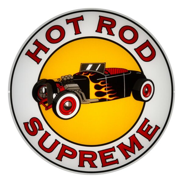 Hot Rod Supreme 13.5" Gas Pump Globe single lens