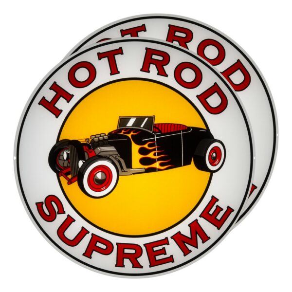 Hot Rod Supreme 13.5" Gas Pump Globe lens pair