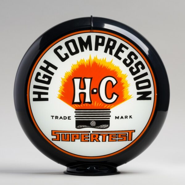 Supertest HC 13.5" Gas Pump Globe with black plastic body