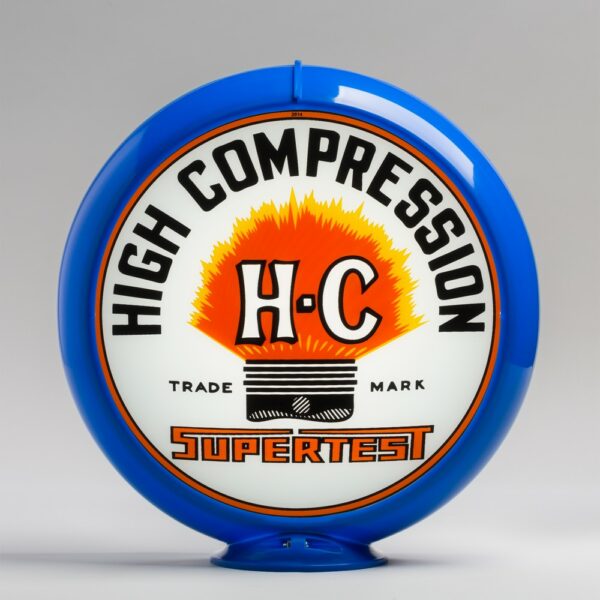 Supertest HC 13.5" Gas Pump Globe with light blue plastic body