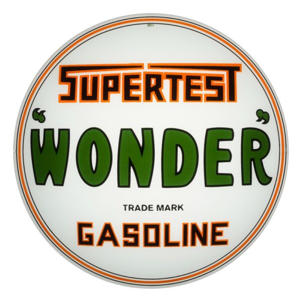 Supertest Wonder 13.5" Gas Pump Globe single lens