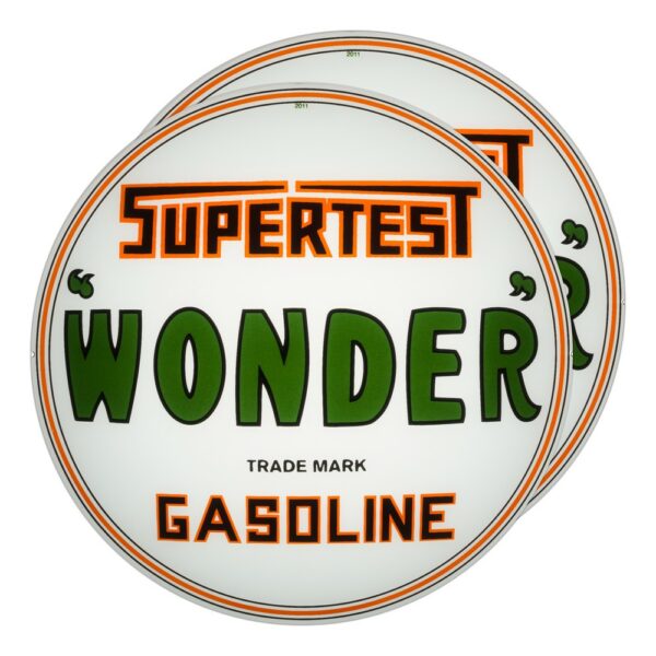 Supertest Wonder 13.5" Gas Pump Globe lens pair