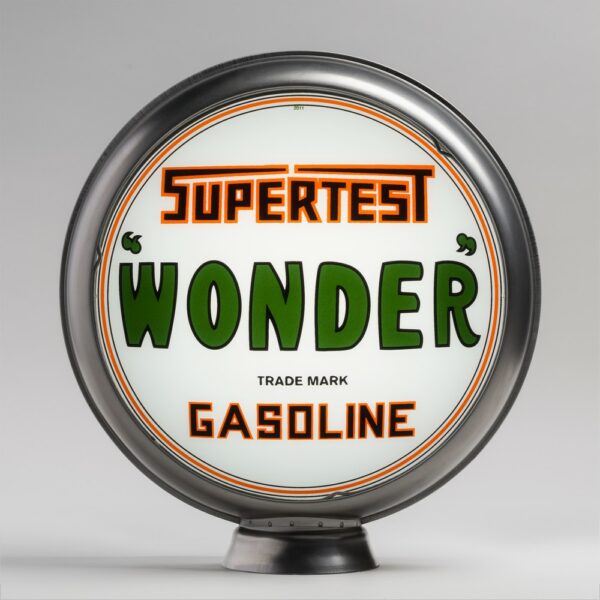 Supertest Wonder 13.5" Gas Pump Globe with unpainted steel body