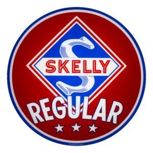 Skelly Regular 13.5" Gas Pump Globe single lens