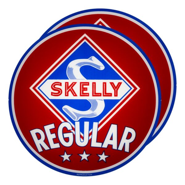 Skelly Regular 13.5" Gas Pump Globe lens pair