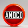 Amoco 13.5" Gas Pump Globe with orange plastic body