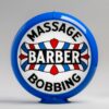 Barber Shop 13.5" Gas Pump Globe with light blue plastic body