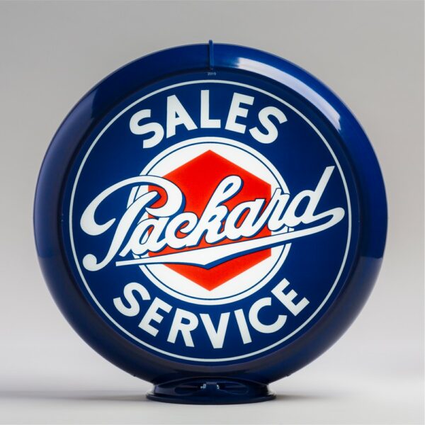 Packard Sales 13.5" Gas Pump Globe with dark blue plastic body