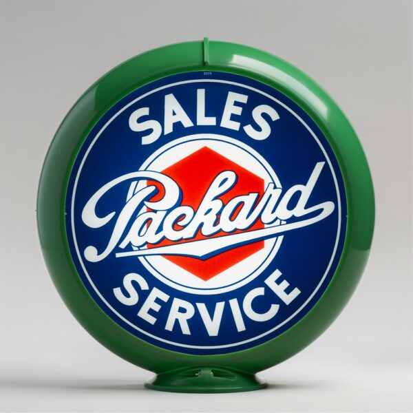 Packard Sales 13.5" Gas Pump Globe with green plastic body