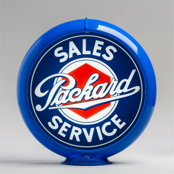 Packard Sales 13.5" Gas Pump Globe with light blue plastic body