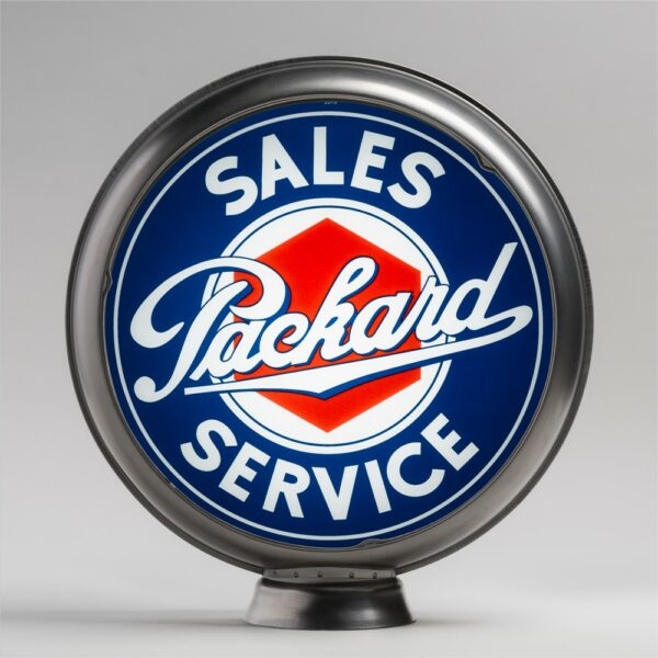 Packard Sales 13.5" Gas Pump Globe with unpainted steel body