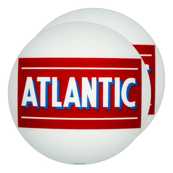 Atlantic Bar 13.5" Gas Pump Globe lens pair