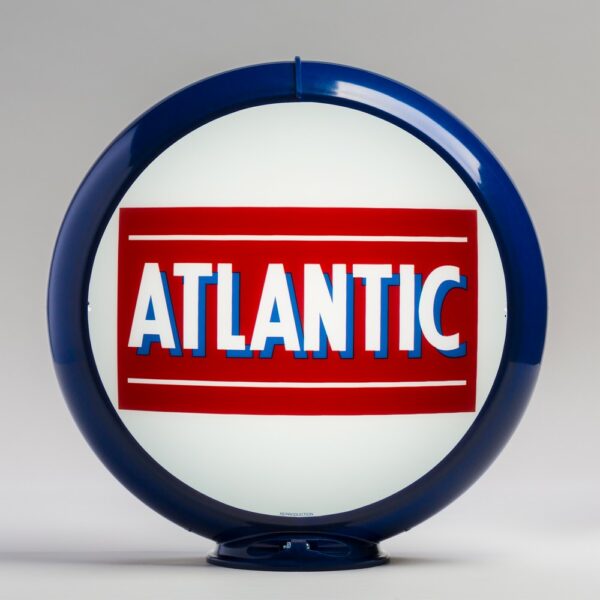 Atlantic Bar 13.5" Gas Pump Globe with dark blue plastic body