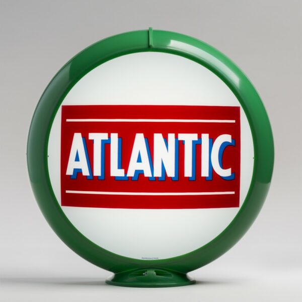 Atlantic Bar 13.5" Gas Pump Globe with green plastic body