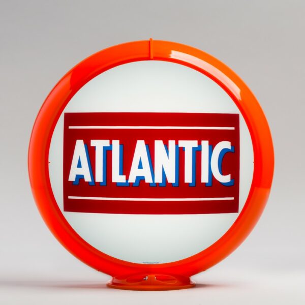 Atlantic Bar 13.5" Gas Pump Globe with orange plastic body