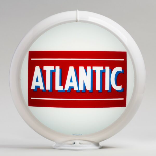 Atlantic Bar 13.5" Gas Pump Globe with white plastic body