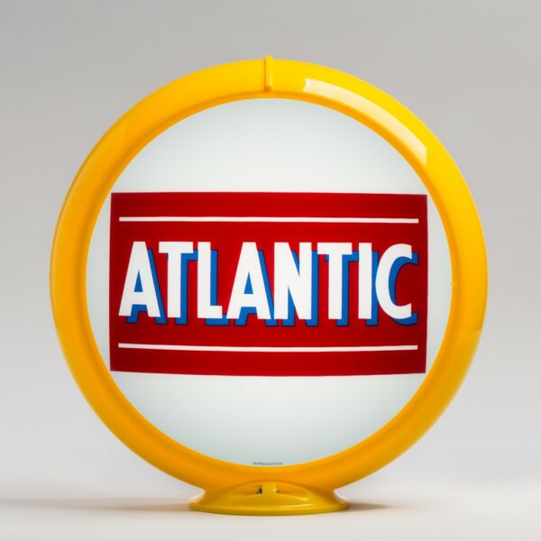 Atlantic Bar 13.5" Gas Pump Globe with yellow plastic body