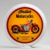 Indian M.C. (Motorcycle) 13.5" Gas Pump Globe with white plastic body