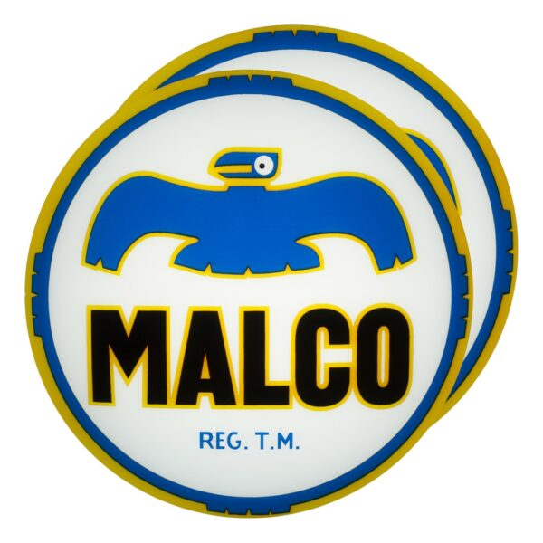 Malco (Thunderbird) 13.5" Gas Pump Globe lens pair