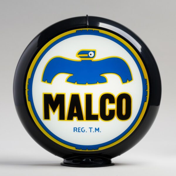 Malco (Thunderbird) 13.5" Gas Pump Globe with black plastic body