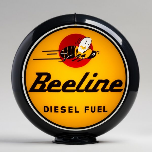 Beeline Diesel Fuel 13.5" Gas Pump Globe with black plastic body