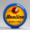 Beeline Diesel Fuel 13.5" Gas Pump Globe with light blue plastic body