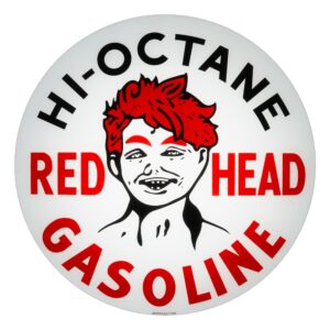 Red Head 13.5" Gas Pump Globe single lens