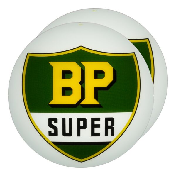 BP Super 13.5" Gas Pump Globe lens pair