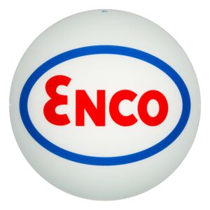 Enco (oval logo) 13.5" Gas Pump Globe single lens