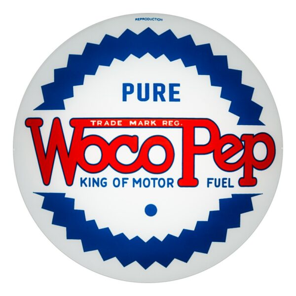 Woco Pep 13.5" Gas Pump Globe single lens