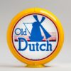 Old Dutch 13.5" Gas Pump Globe with yellow plastic body