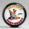Salyer's Stay Ready 13.5" Gas Pump Globe with black plastic body