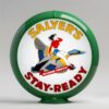 Salyer's Stay Ready 13.5" Gas Pump Globe with green plastic body