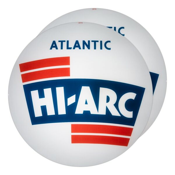 Atlantic Hi Arc 13.5" Gas Pump Globe lens pair