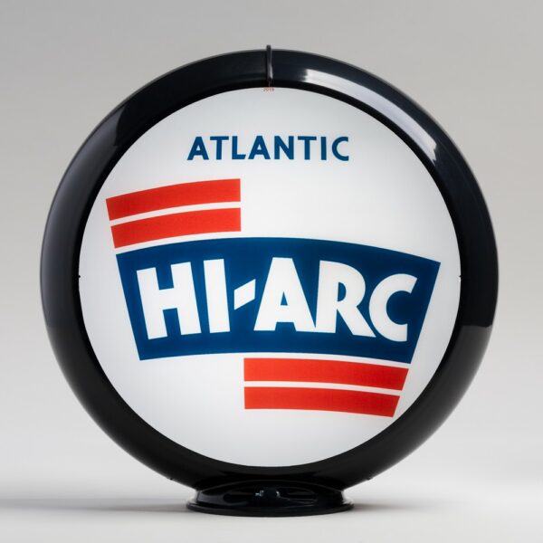 Atlantic Hi Arc 13.5" Gas Pump Globe with black plastic body