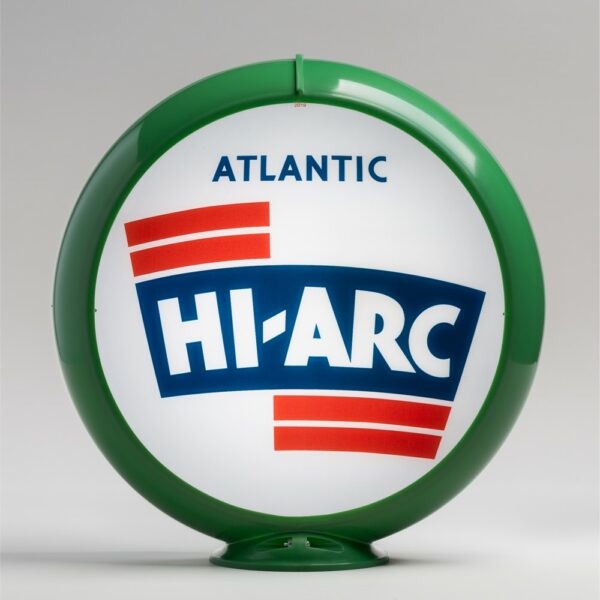 Atlantic Hi Arc 13.5" Gas Pump Globe with green plastic body